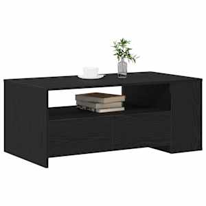 Konferenční stolek se zásuvkou Černý dub 102 x 55 x 43,5 cm - obrázek 3
