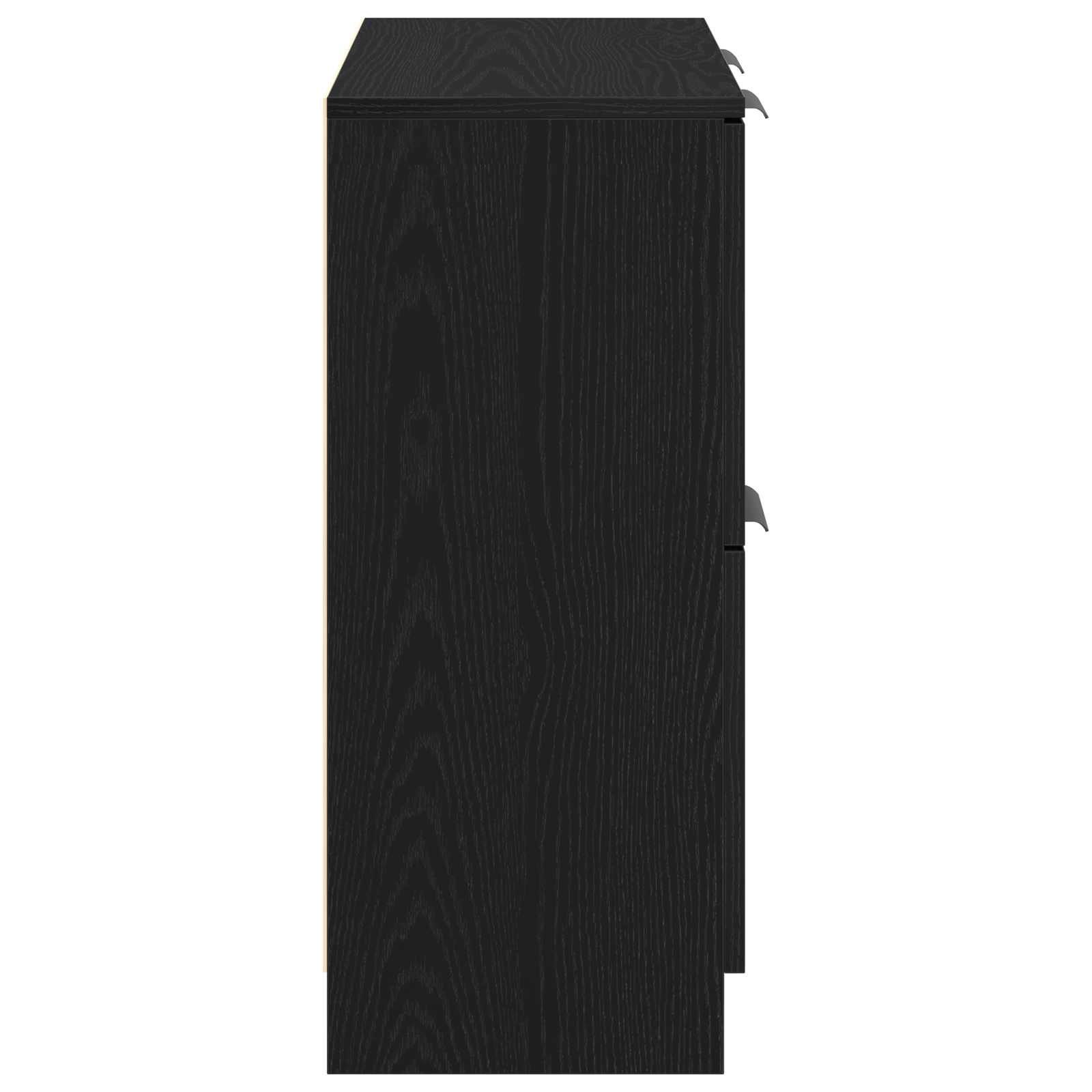 Servírovací skříň Černý dub 60 x 30 x 70 cm kompozitní dřevo - obrázek 7