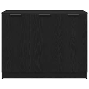 Servírovací skříň Černý dub 90,5 x 30 x 70 cm kompozitní dřevo - obrázek 6
