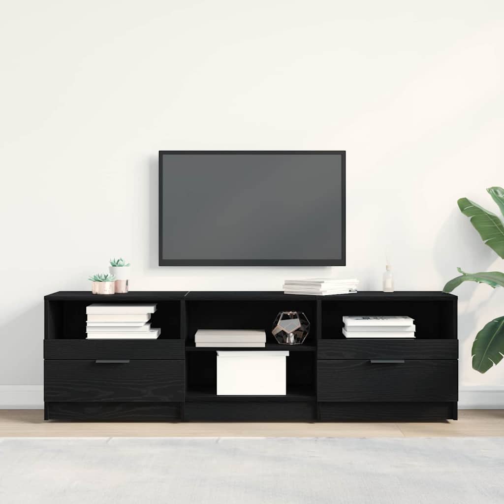 TV Kabinet Must Tamme 150x33,5x45 cm Tehispuit