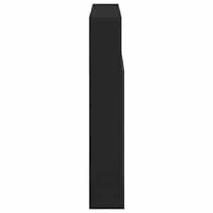 Čelo postele se skříňkou s policí Černý dub 160 x 19 x 103,5 cm - obrázek 7