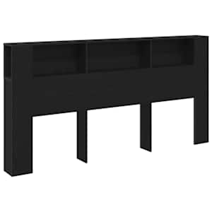 Čelo postele se skříňkou s čelo Černý dub 200 x 18,5 x 102,5 cm - obrázek 2