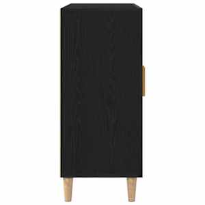 Servírovací skříň Černý dub 90 x 34 x 80 cm kompozitní dřevo - obrázek 8