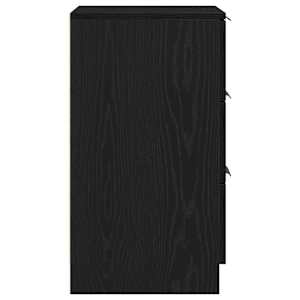 Noční skříňka 2 pcs Černý dub 40 x 65 x 65 cm kompozitní dřevo - obrázek 8