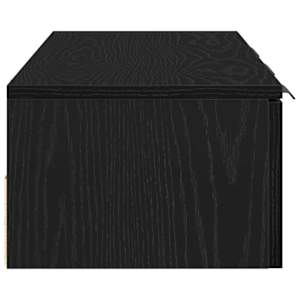 Nástěnná skříňka Černý dub 102 x 30 x 20 cm kompozitní dřevo - obrázek 8