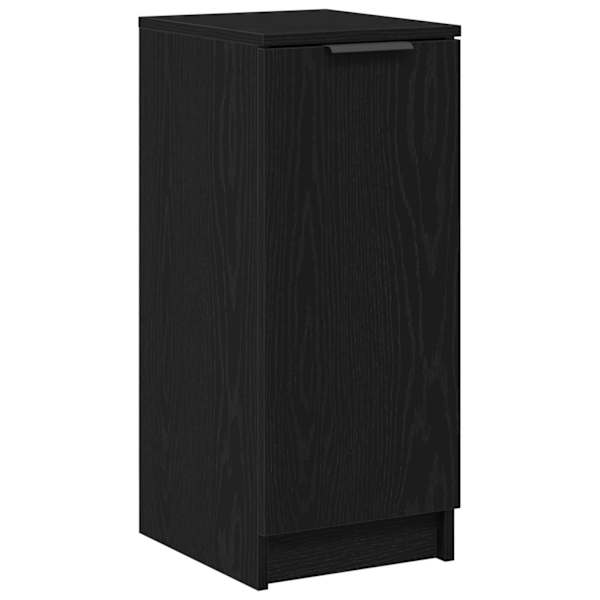 vidaXL Kinga kapp riiuliga Must tamm 29,5 x 35 x 70 cm Tehispuit