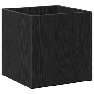 vidaXL Istutuskarp Must tamm 40 x 40 x 40 cm Tehispuit