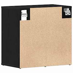 Skříň na obuv 2 ks 52 x 30 x 50,5 cm Kompozitní dřevo Černý dub - obrázek 8
