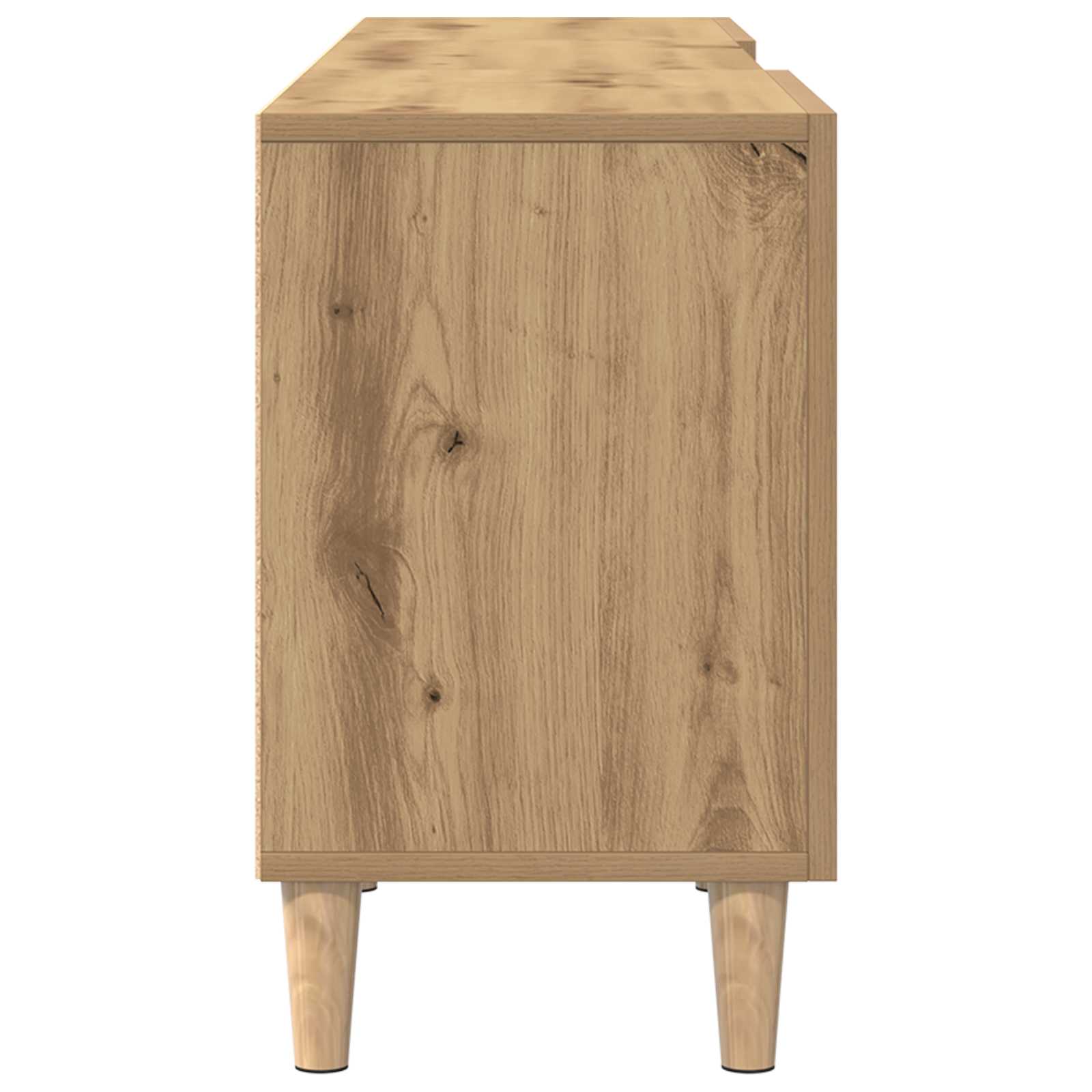 Televizní skříň dub artisan 150 x 30 x 50 cm kompozitní dřevo - obrázek 7
