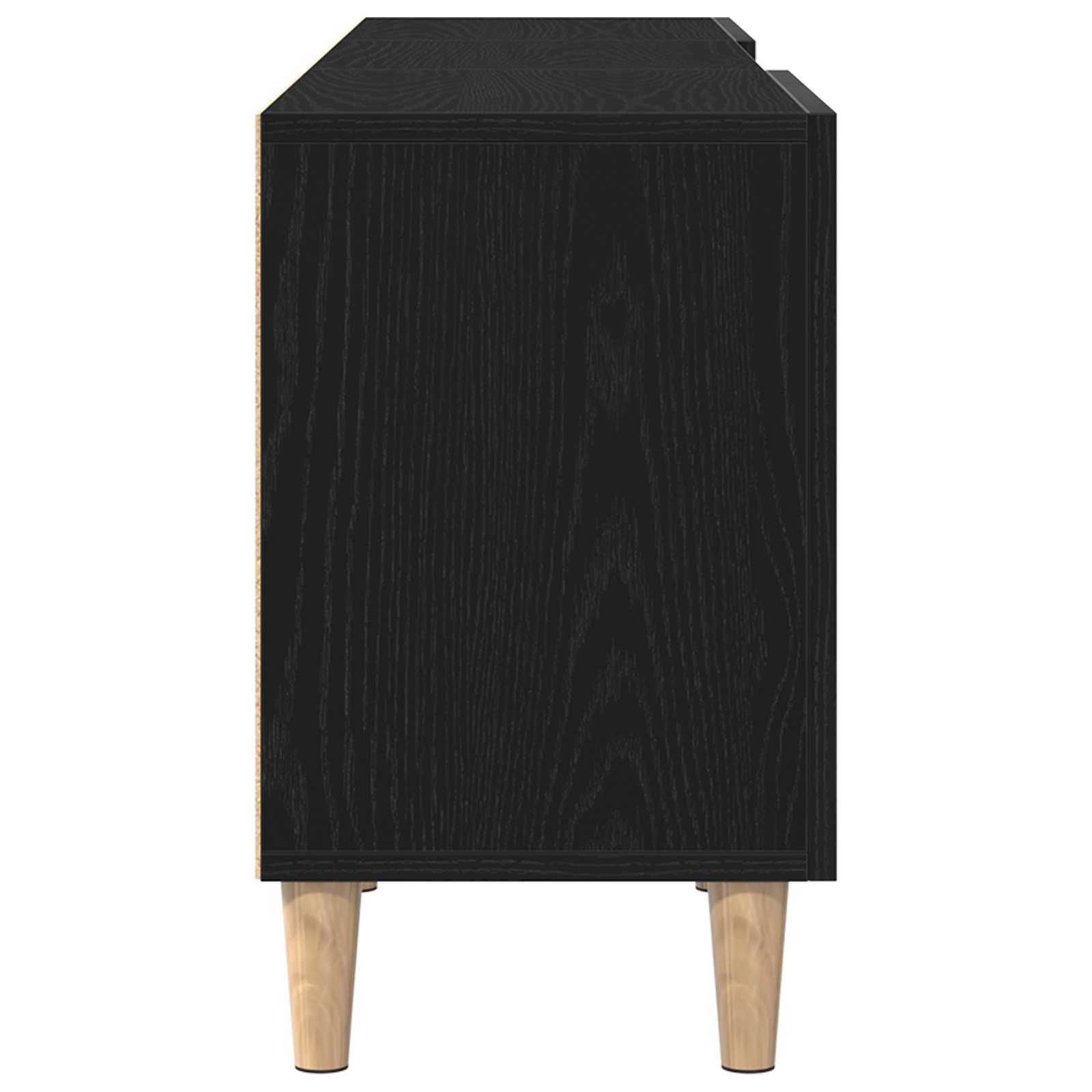 Televizní skříň Černý dub 150 x 30 x 50 cm kompozitní dřevo - obrázek 7