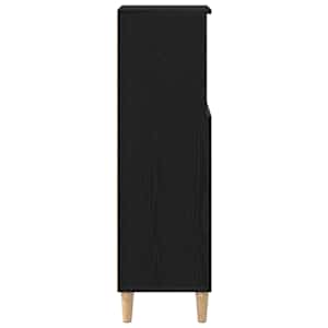 Koupelnový kabinet Černý dub 30 x 30 x 100 cm Kompozitní dřevo - obrázek 8