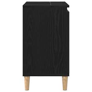 Skříňka pod umyvadlo Černý dub 58 x 33 x 60 cm kompozitní dřevo - obrázek 8