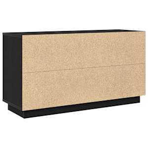 Servírovací skříň Černý dub 102 x 35 x 55 cm kompozitní dřevo - obrázek 8