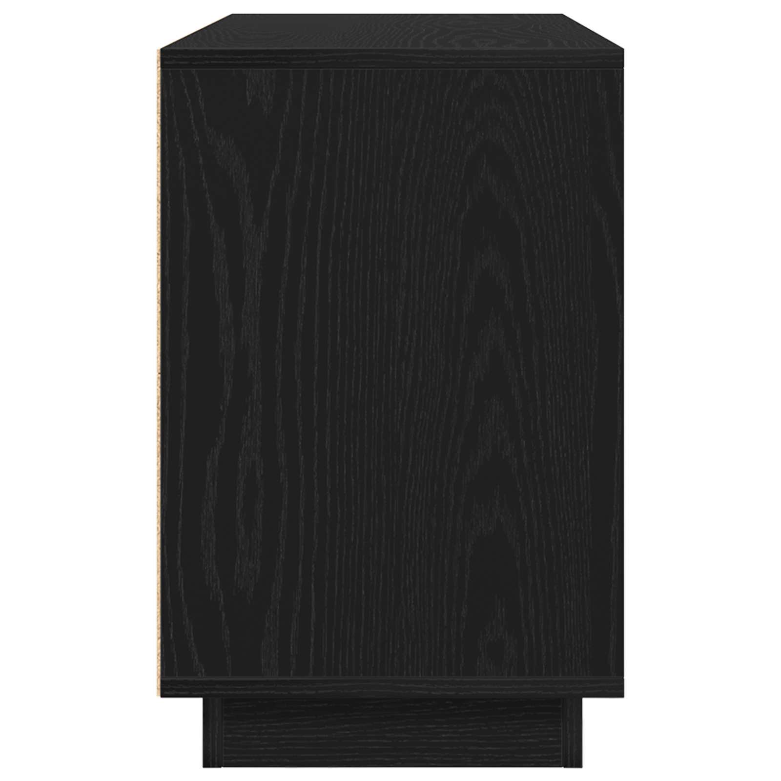 Servírovací skříň Černý dub 102 x 35 x 55 cm kompozitní dřevo - obrázek 7