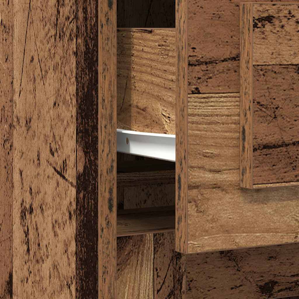 Escritorio y Cajón Mesa de Estudio con Almacenaje Madera Contrachapada vidaXL - Imagen 64 de 133