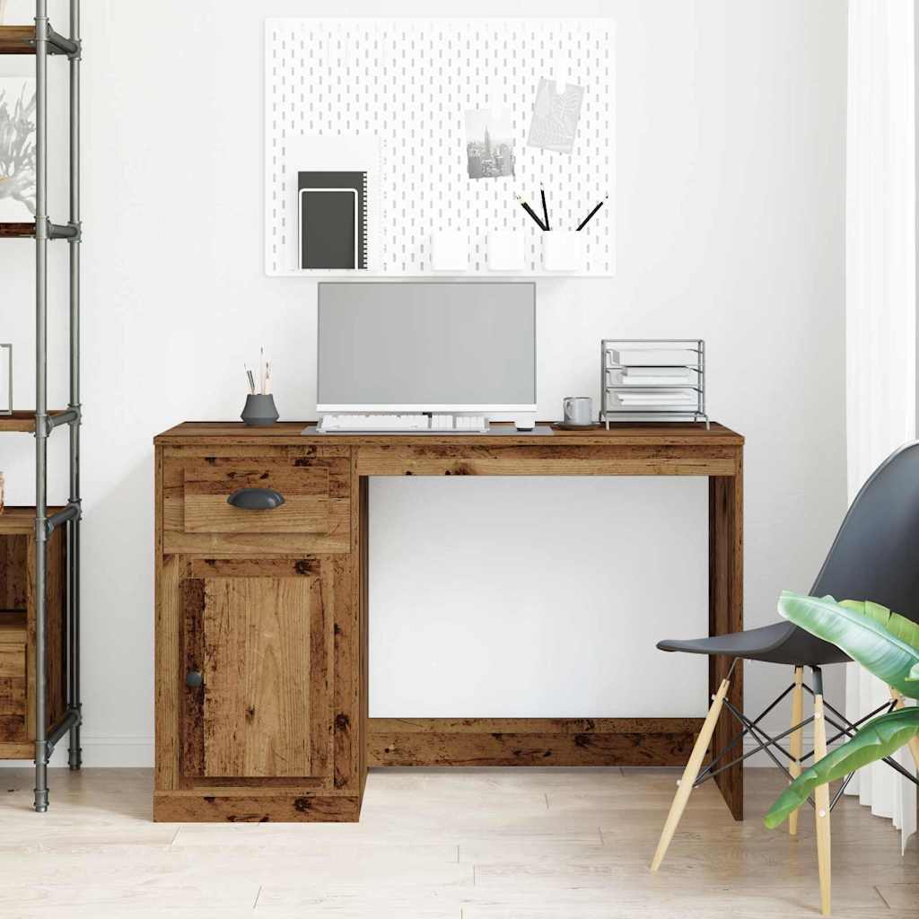 Escritorio y Cajón Mesa de Estudio con Almacenaje Madera Contrachapada vidaXL - Imagen 59 de 133