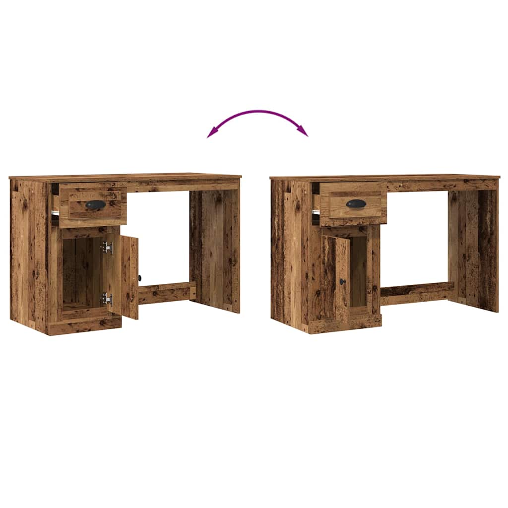 Escritorio y Cajón Mesa de Estudio con Almacenaje Madera Contrachapada vidaXL - Imagen 66 de 133