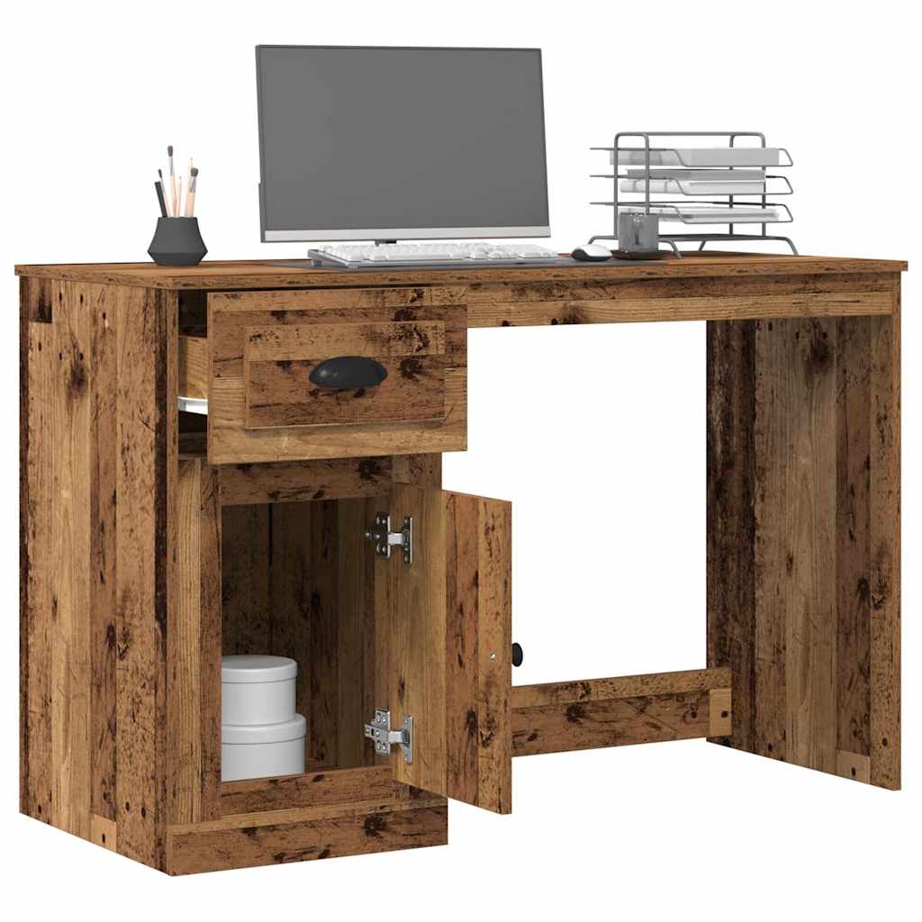 Escritorio y Cajón Mesa de Estudio con Almacenaje Madera Contrachapada vidaXL - Imagen 58 de 133