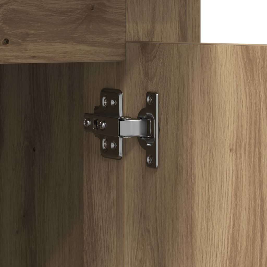 Escritorio y Cajón Mesa de Estudio con Almacenaje Madera Contrachapada vidaXL - Imagen 120 de 133