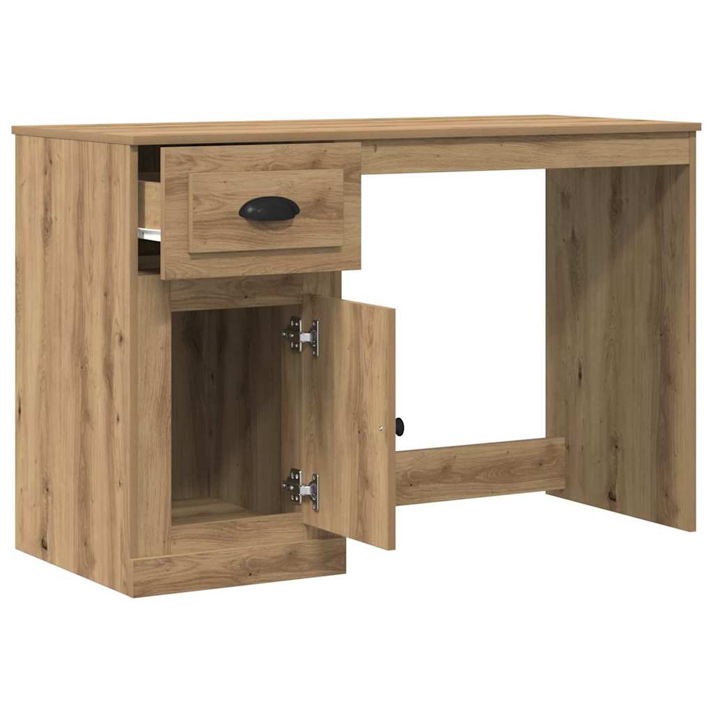 Escritorio y Cajón Mesa de Estudio con Almacenaje Madera Contrachapada vidaXL - Imagen 116 de 133