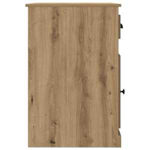 Stůl Artisanový dub kompozitní dřevo 50 x 115 x 75 cm - obrázek 8