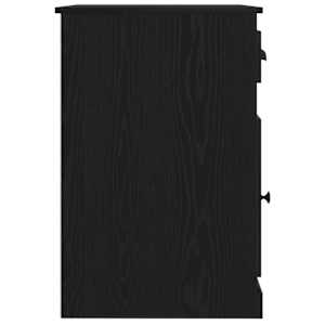Stůl se zásuvkou Černý dub 50 x 115 x 75 cm kompozitní dřevo - obrázek 8