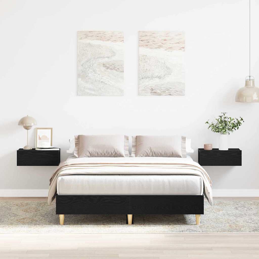 Voodi 135x190 cm Must Tamme Puit