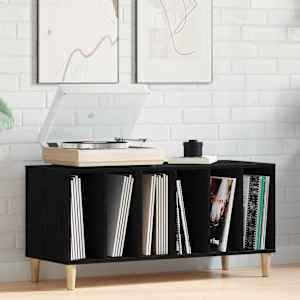 Omara za plošče Črna Orehovina 100 x 38 x 48 cm Konstruiran les