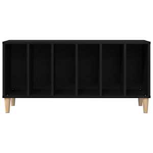 Skříň na gramofonové desky s policí Černý dub 100 x 38 x 48 cm - obrázek 6