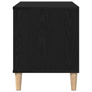 Skříň na gramofonové desky s policí Černý dub 100 x 38 x 48 cm - obrázek 7