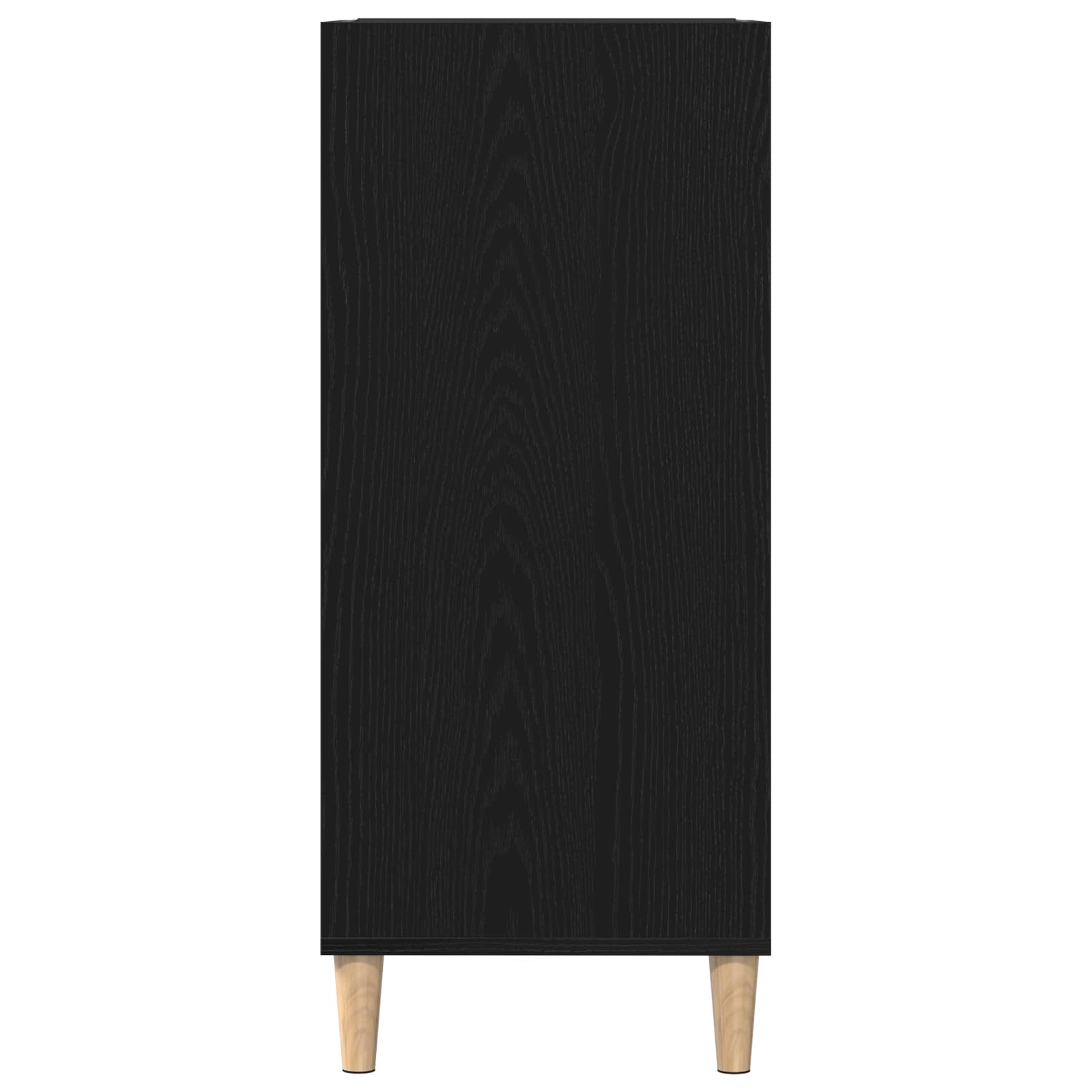 Skříň na gramofonové desky s policí Černý dub 84,5 x 38 x 89 cm - obrázek 6