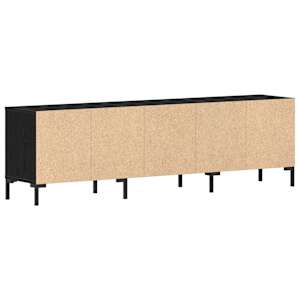 Televizní skříň Černý dub 150 x 30 x 44,5 cm kompozitní dřevo - obrázek 6