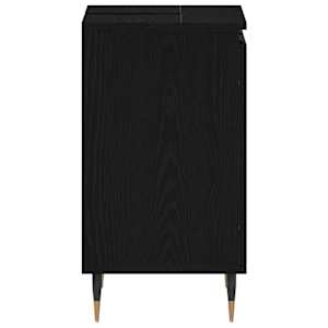 Skříňka pod umyvadlo Černý dub 58 x 33 x 60 cm kompozitní dřevo - obrázek 7