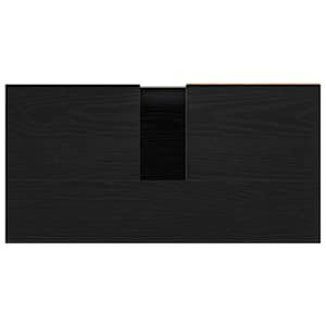Skříňka pod umyvadlo Černý dub 65 x 33 x 60 cm kompozitní dřevo - obrázek 9