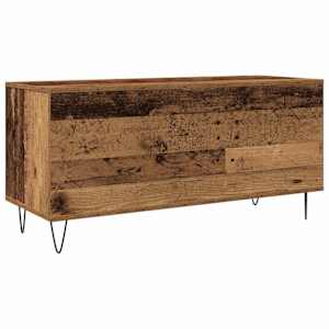 Skříň na gramofonové desky Staré dřevo 100 x 38 x 48 cm - obrázek 7