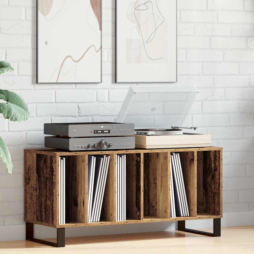 Record Cabinet Gammelt Træ 100x38x48 cm Ingeniørtræ