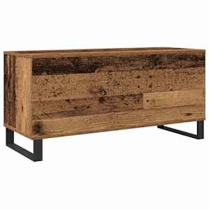 Skříň na gramofonové desky Staré dřevo 100 x 38 x 48 cm - obrázek 7