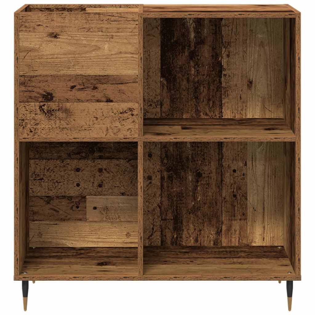 Plaadikapp riiuliga Vana puit 85 x 38 x 89 cm Tehispuit