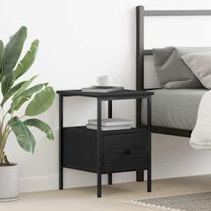 Nočna omarica Črna Orehovina 34 x 36 x 50 cm Konstruiran les