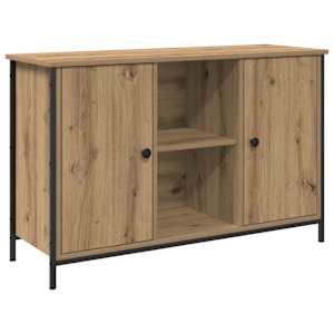 vidaXL Telerikapi komplekt 101 x 35 x 65 cm K&auml;sit&ouml;&ouml;puu Tehispuit