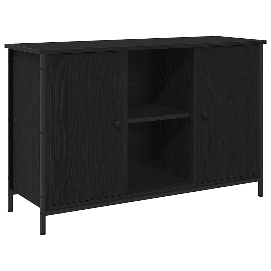 TV kapp Must tamm 101x35x65 cm Tehispuit ja teras