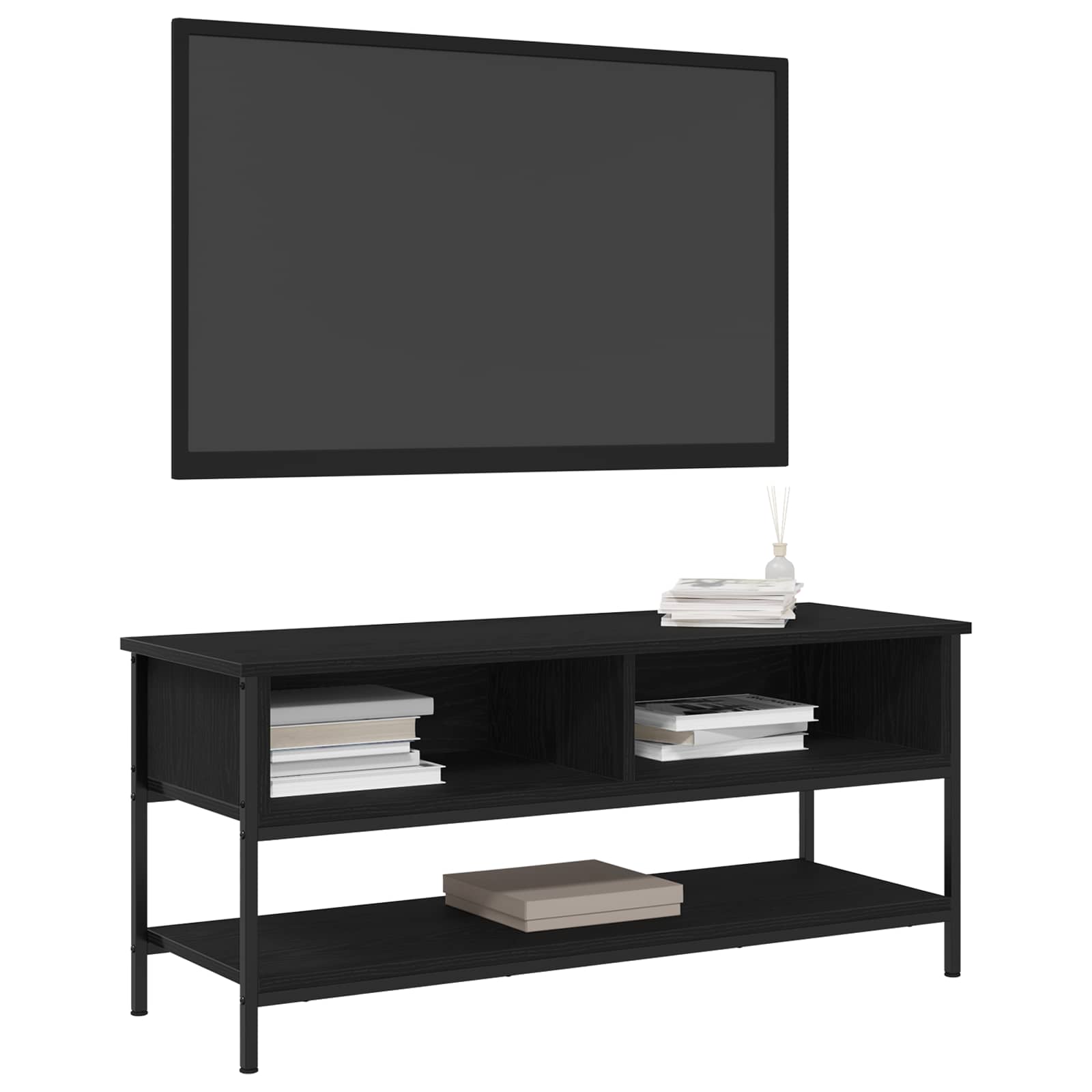 Sestava TV skříněk Černý dub 100 x 35 x 45 cm kompozitní dřevo - obrázek 3