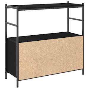 Knihovna Černý dub 80 x 30 x 78,5 cm kompozitní dřevo - obrázek 5