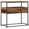 vidaXL Konsoollaud Vana puit 75 x 40 x 75 cm Tehispuit