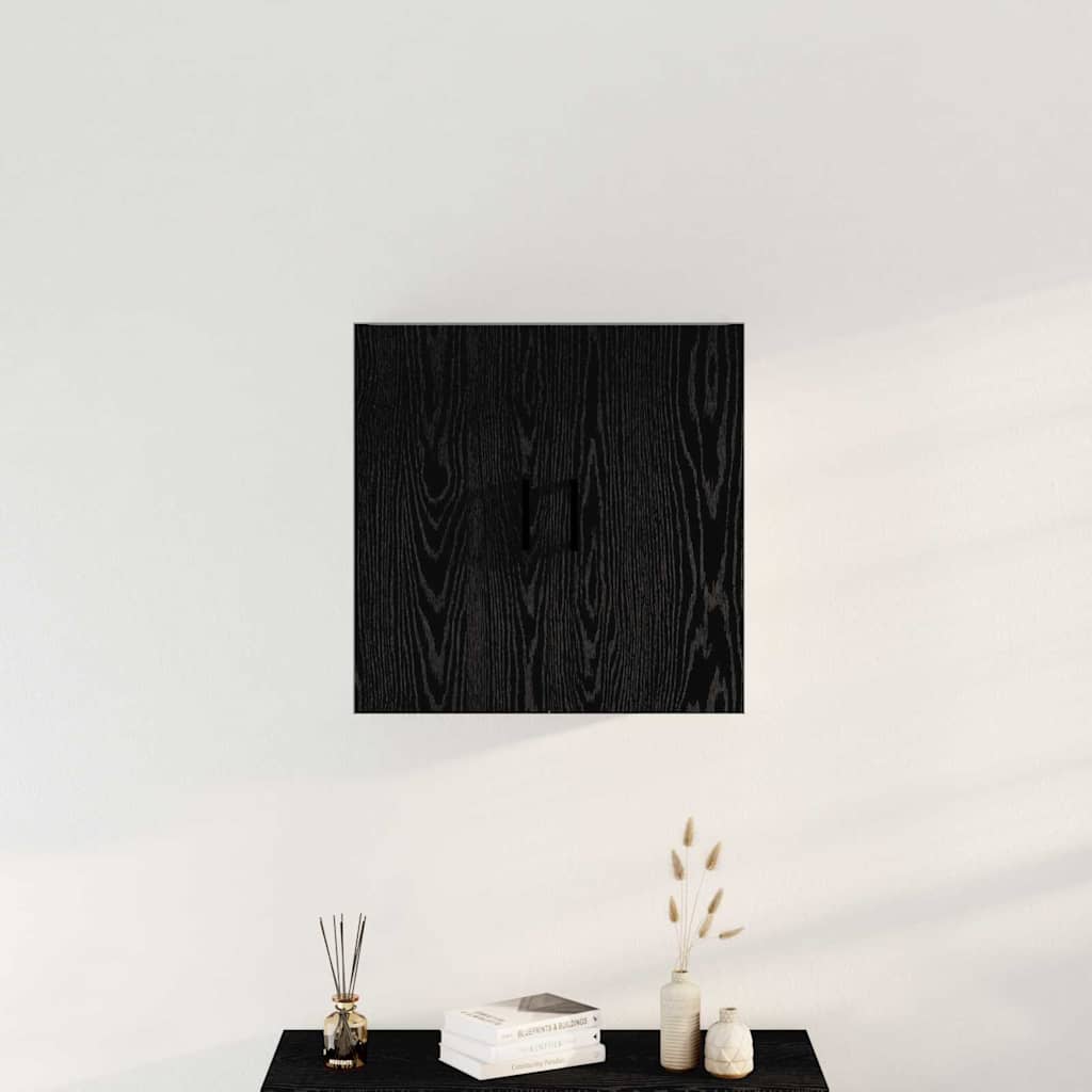 Seinalaud Must Tamme 60x31x60 cm Tehispuit