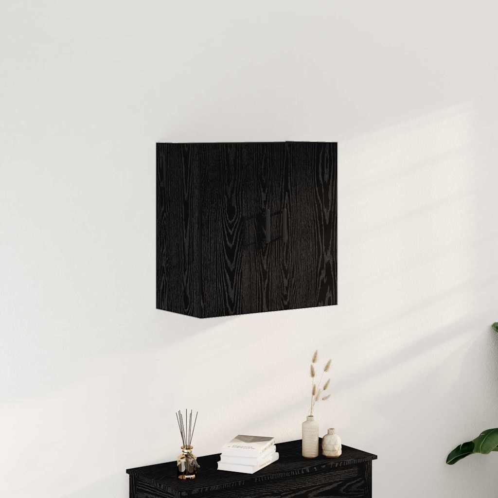 Nástenná skriňa čierny dub 60x31x60 cm z inžinierskeho dreva 862945