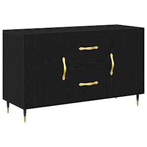 Servírovací skříň Černý dub 100 x 36 x 60 cm kompozitní dřevo - obrázek 2