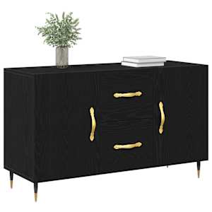 Servírovací skříň Černý dub 100 x 36 x 60 cm kompozitní dřevo - obrázek 3