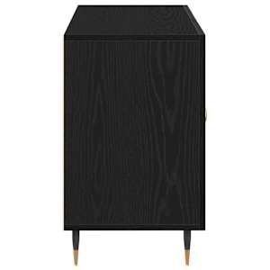 Servírovací skříň Černý dub 100 x 36 x 60 cm kompozitní dřevo - obrázek 8