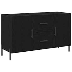 Servírovací skříň Černý dub 100 x 36 x 60 cm kompozitní dřevo - obrázek 2